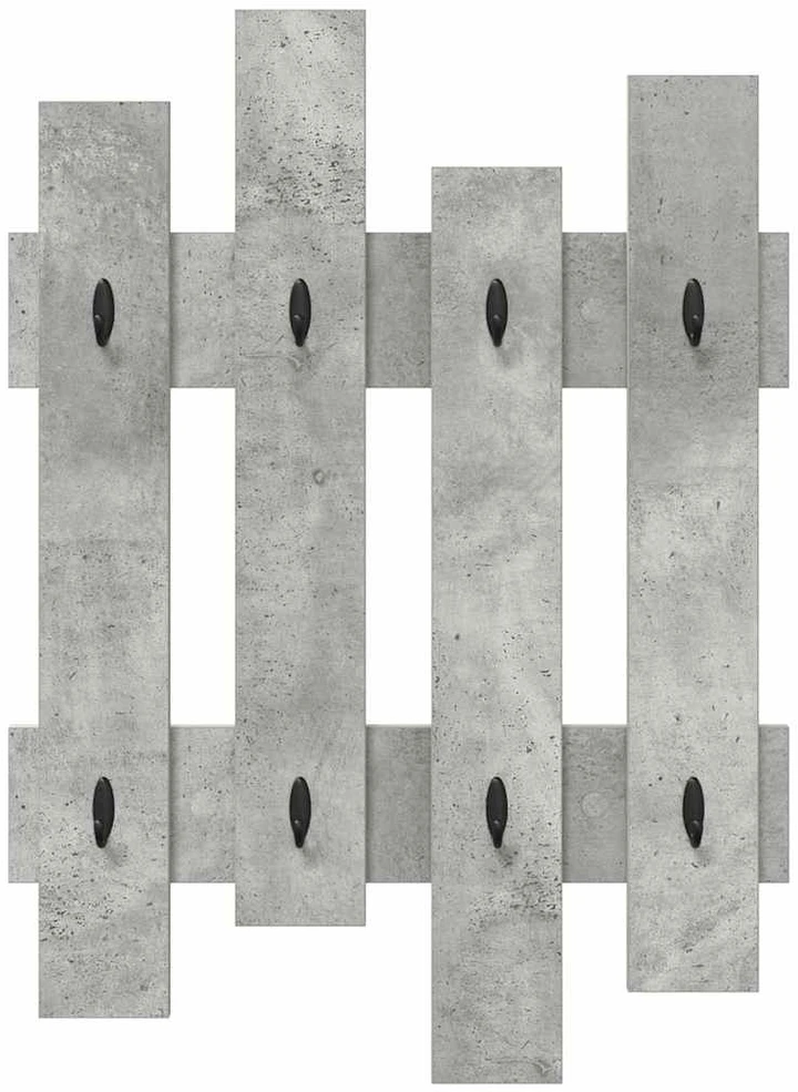 Prikabinamas paltas Sieninis Betono pilka 60 x 3 x 82 cm