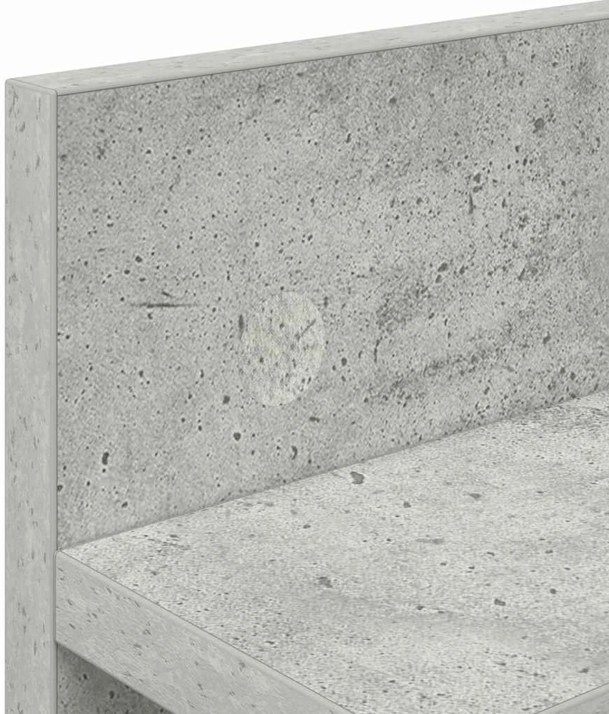 Prikabinamas paltas Sieninis Betono pilka 60 x 10,5 x 18 cm