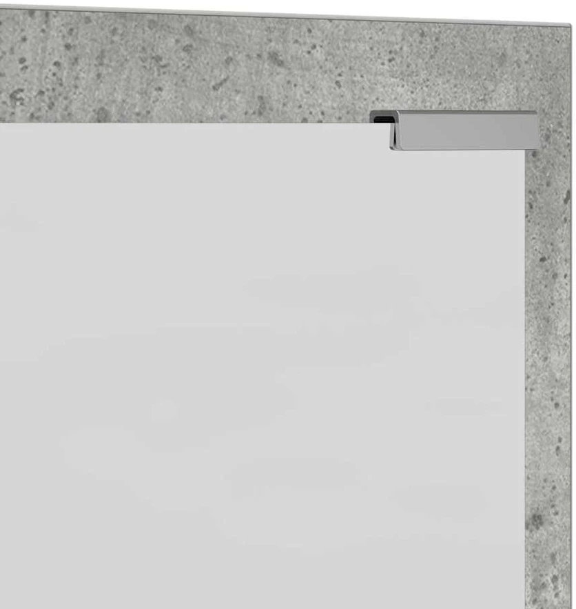 Prikabinamas paltas Sieninis Betono pilka 100 x 10 x 100 cm