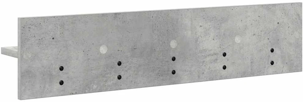 Prikabinamas paltas Sieninis Betono pilka 80 x 10,5 x 18 cm
