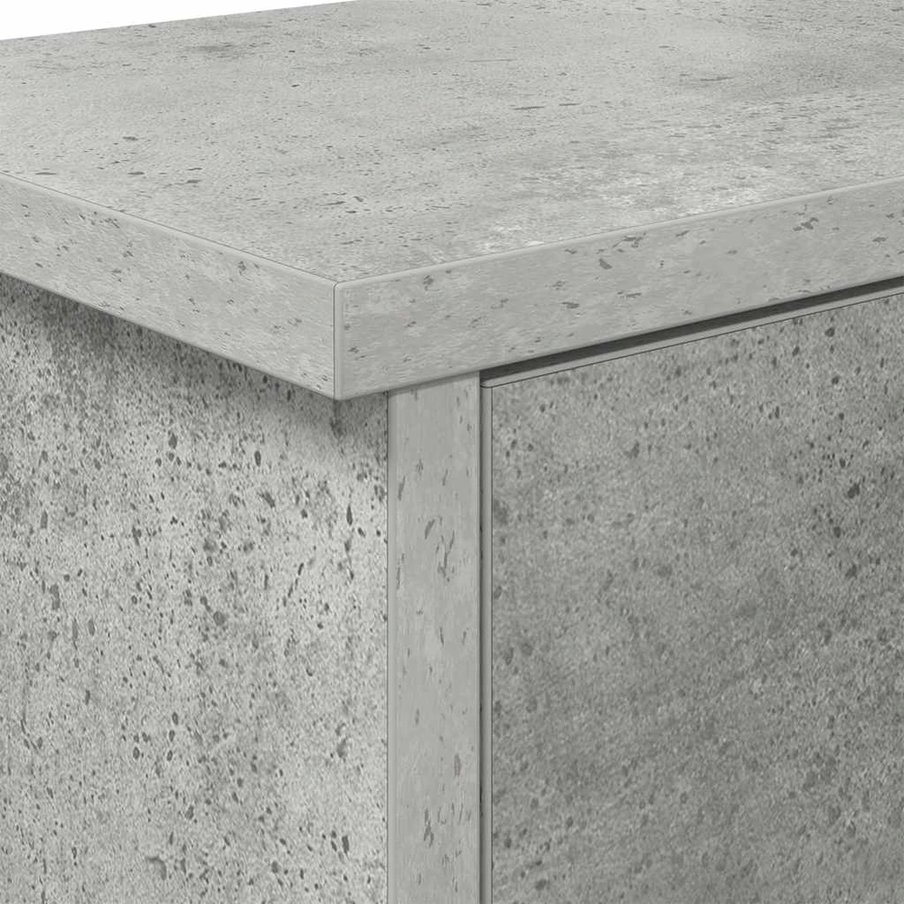 Prikabinamas paltas Sieninis Betono pilka 80 x 20 x 30 cm