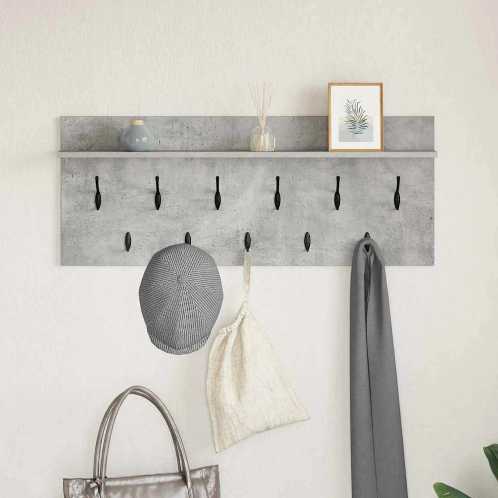 Prikabinamas paltas Sieninis Betono pilka 100 x 40 x 12 cm