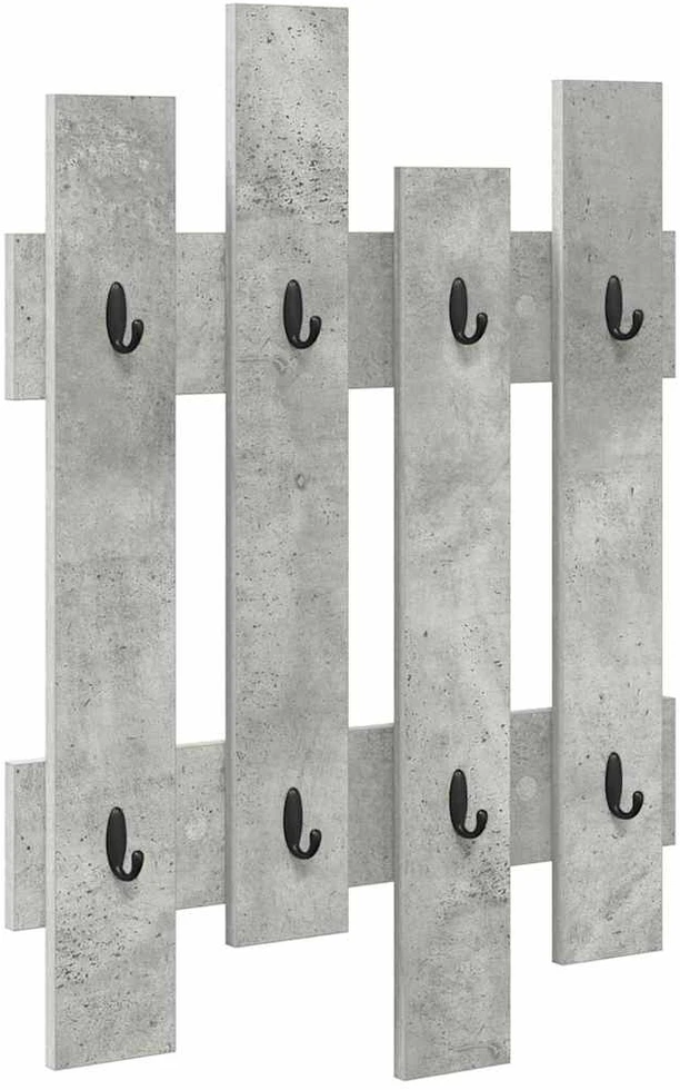 Prikabinamas paltas Sieninis Betono pilka 60 x 3 x 82 cm