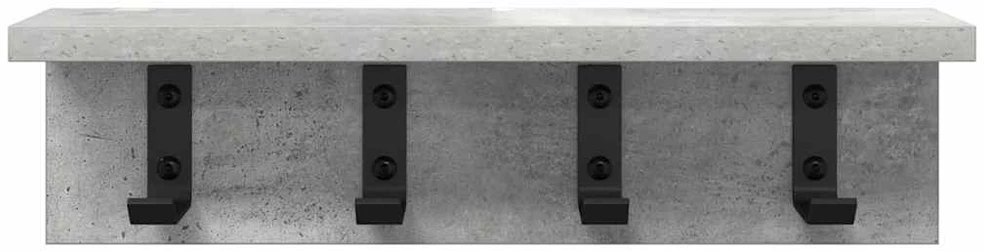 Prikabinamas paltas Sieninis Betono pilka 40 x 10,5 x 10,5 cm