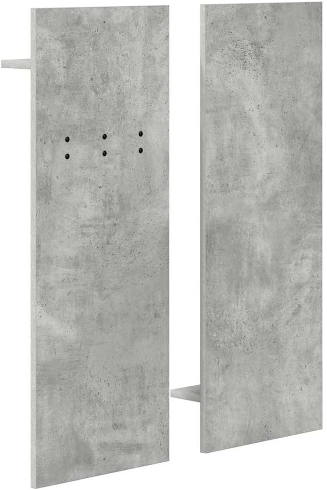 Prikabinamas paltas Sieninis Betono pilka 70 x 10 x 90 cm