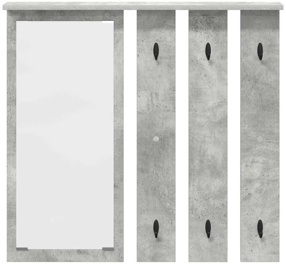 Prikabinamas paltas Sieninis Betono pilka 84 x 10 x 80 cm