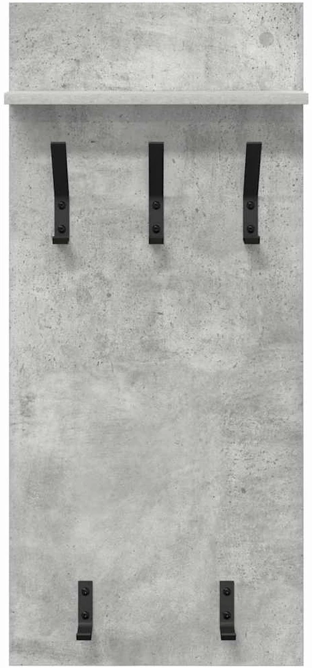 Prikabinamas paltas Sieninis Betono pilka 40 x 10 x 90 cm