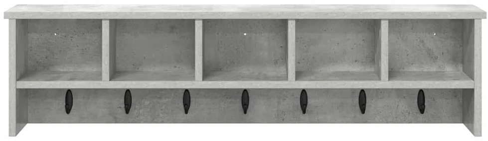 Prikabinamas paltas Sieninis Betono pilka 100 x 16 x 26 cm