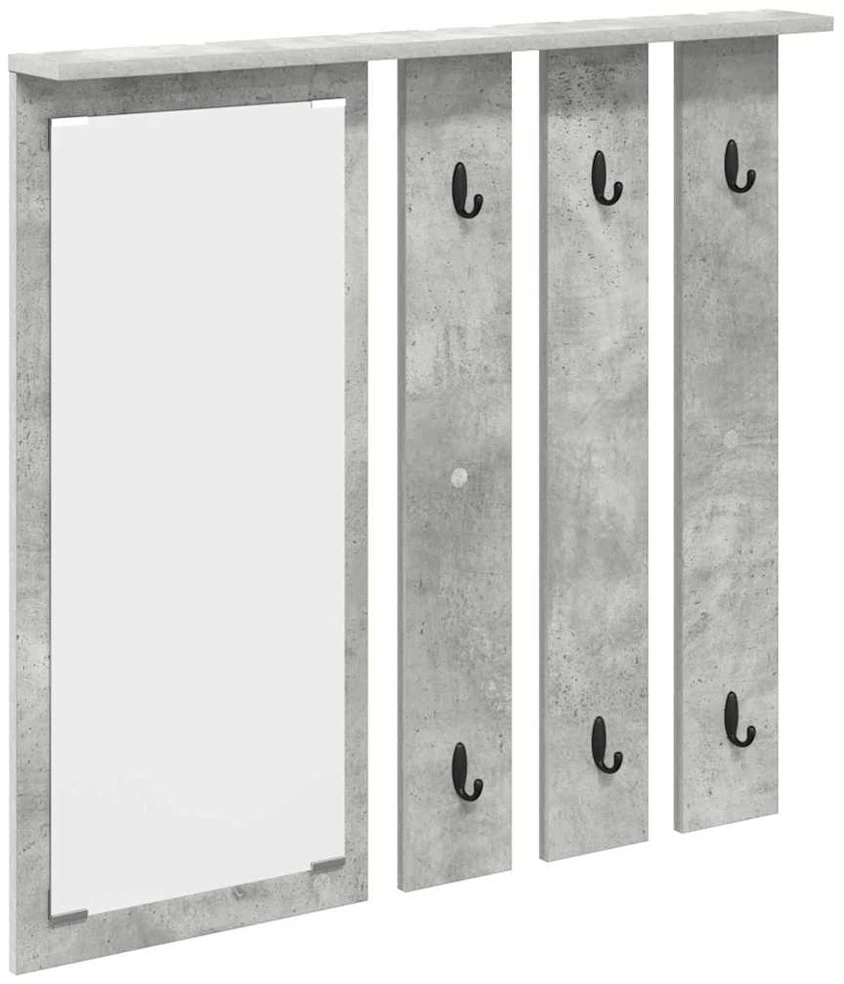 Prikabinamas paltas Sieninis Betono pilka 84 x 10 x 80 cm
