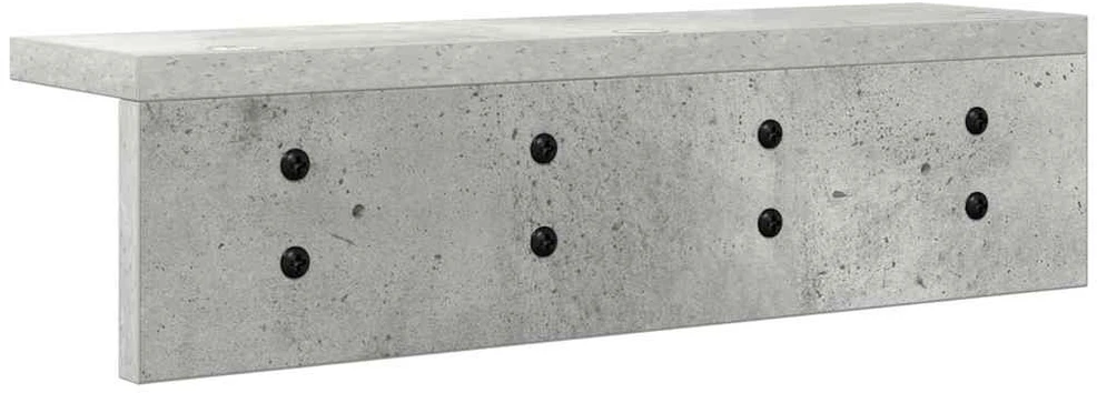 Prikabinamas paltas Sieninis Betono pilka 40 x 10,5 x 10,5 cm