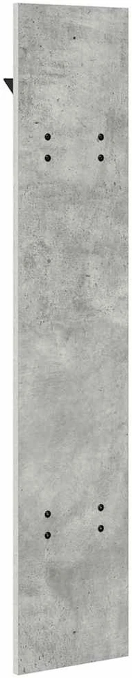 Prikabinamas paltas Sieninis Betono pilka 20 x 1,5 x 100 cm
