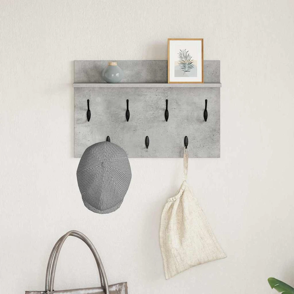 Prikabinamas paltas Sieninis Betono pilka 60 x 40 x 12 cm