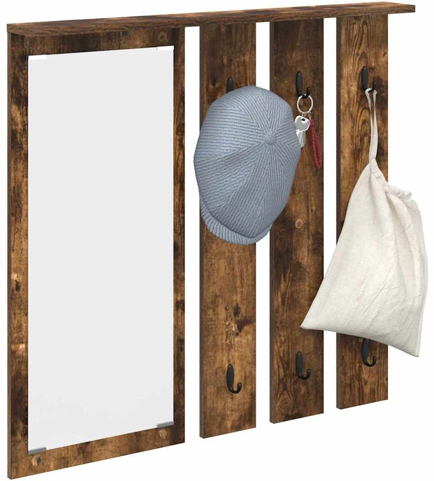 Prikabinamas paltas Sieninis Dūminio ąžuolo 84 x 10 x 80 cm