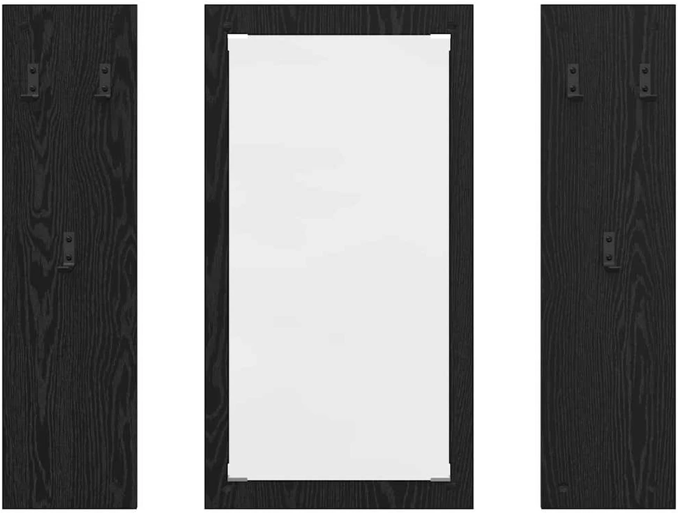Prikabinamas paltas Sieninis Juodas ąžuolas 96 x 1,5 x 90 cm