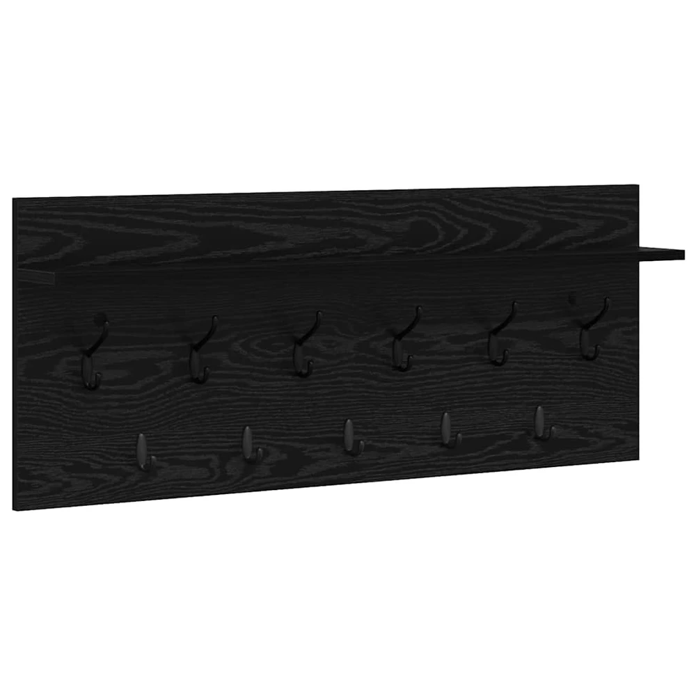 Prikabinamas paltas Sieninis Juodas ąžuolas 100 x 40 x 12 cm