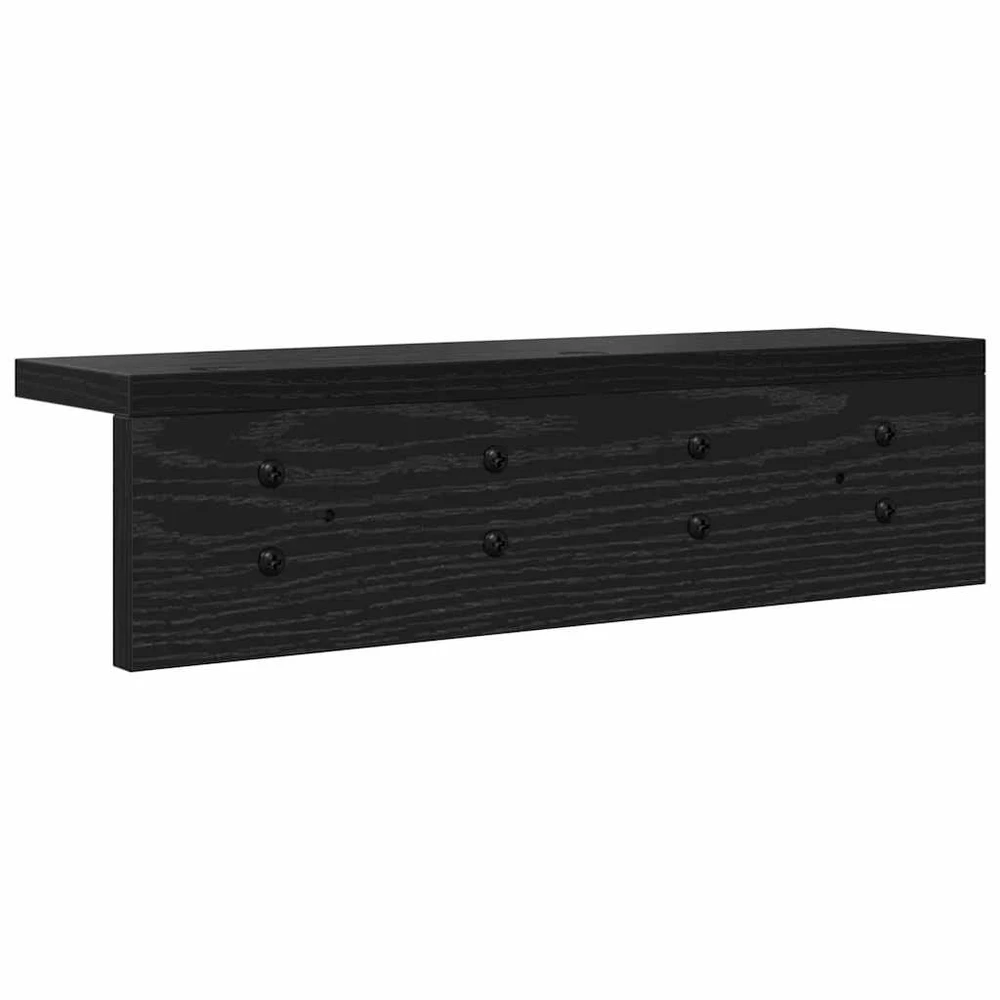 Prikabinamas paltas Sieninis Juodas ąžuolas 40 x 10,5 x 10,5 cm