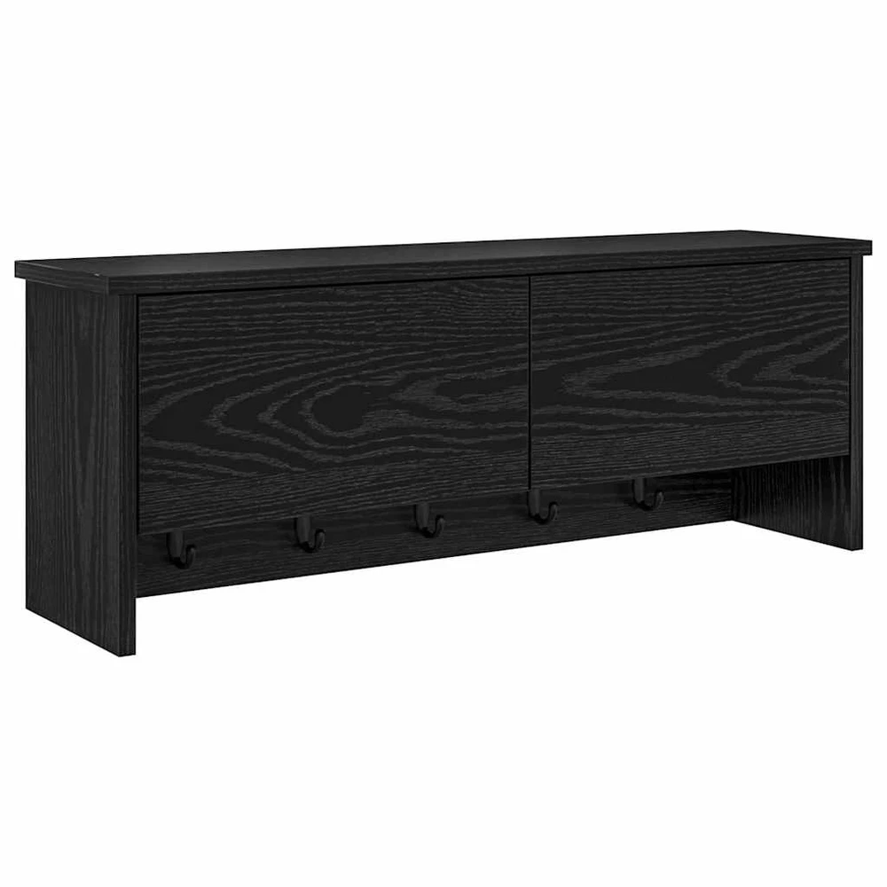 Prikabinamas paltas Sieninis Juodas ąžuolas 80 x 20 x 30 cm