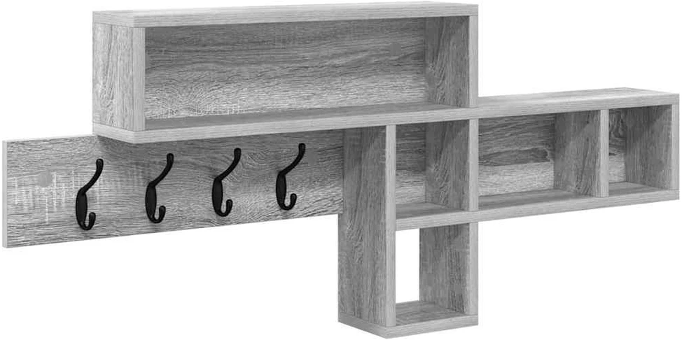 Prikabinamas paltas Sieninis Pilkas Sonoma 100 x 12 x 43,5 cm