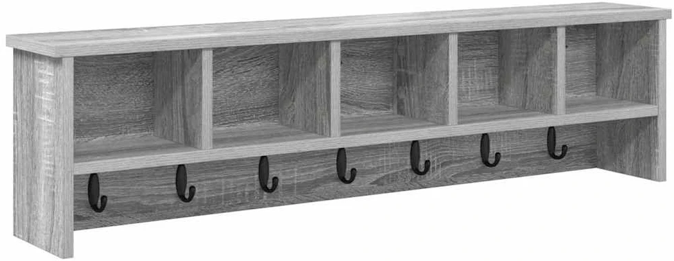 Prikabinamas paltas Sieninis Pilkas Sonoma 100 x 16 x 26 cm