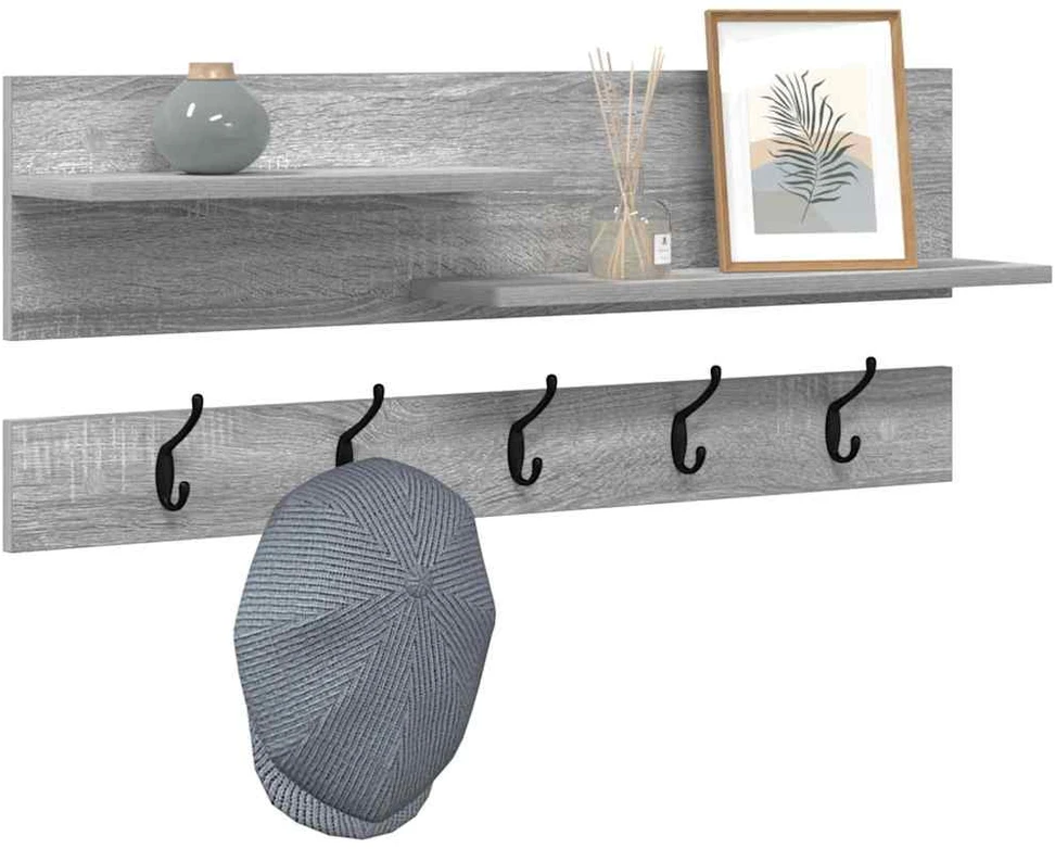 Prikabinamas paltas Sieninis Pilkas Sonoma 90 x 15 x 36 cm