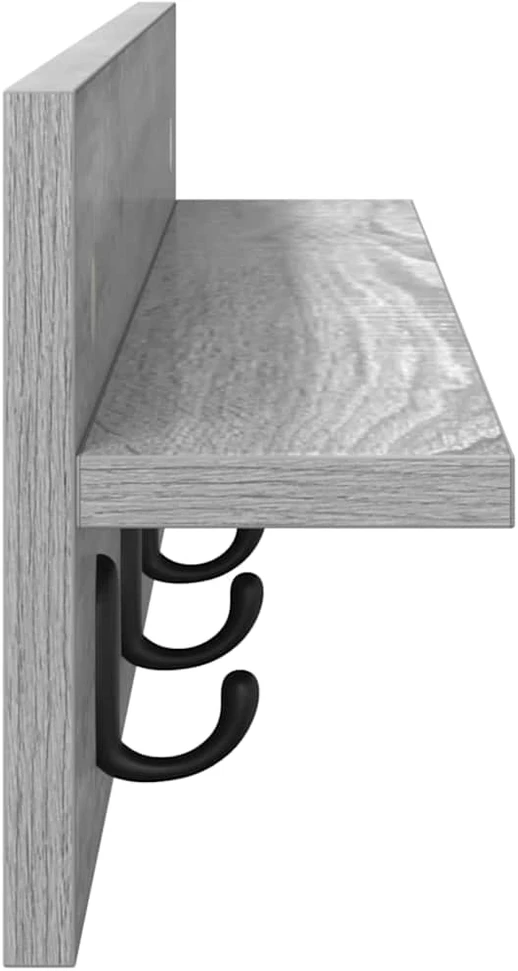 Prikabinamas paltas Sieninis Pilkas Sonoma 80 x 10,5 x 18 cm