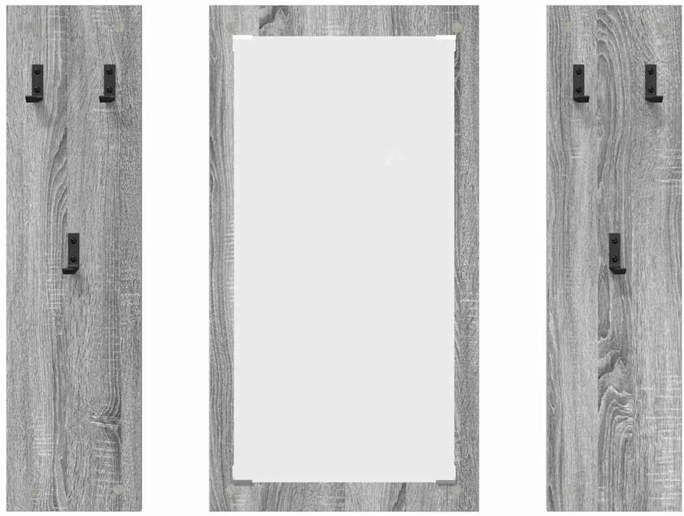 Prikabinamas paltas Sieninis Pilkas Sonoma 96 x 1,5 x 90 cm