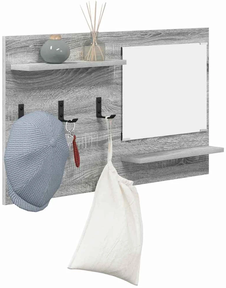 Prikabinamas paltas Sieninis Pilkas Sonoma 90 x 10 x 50 cm