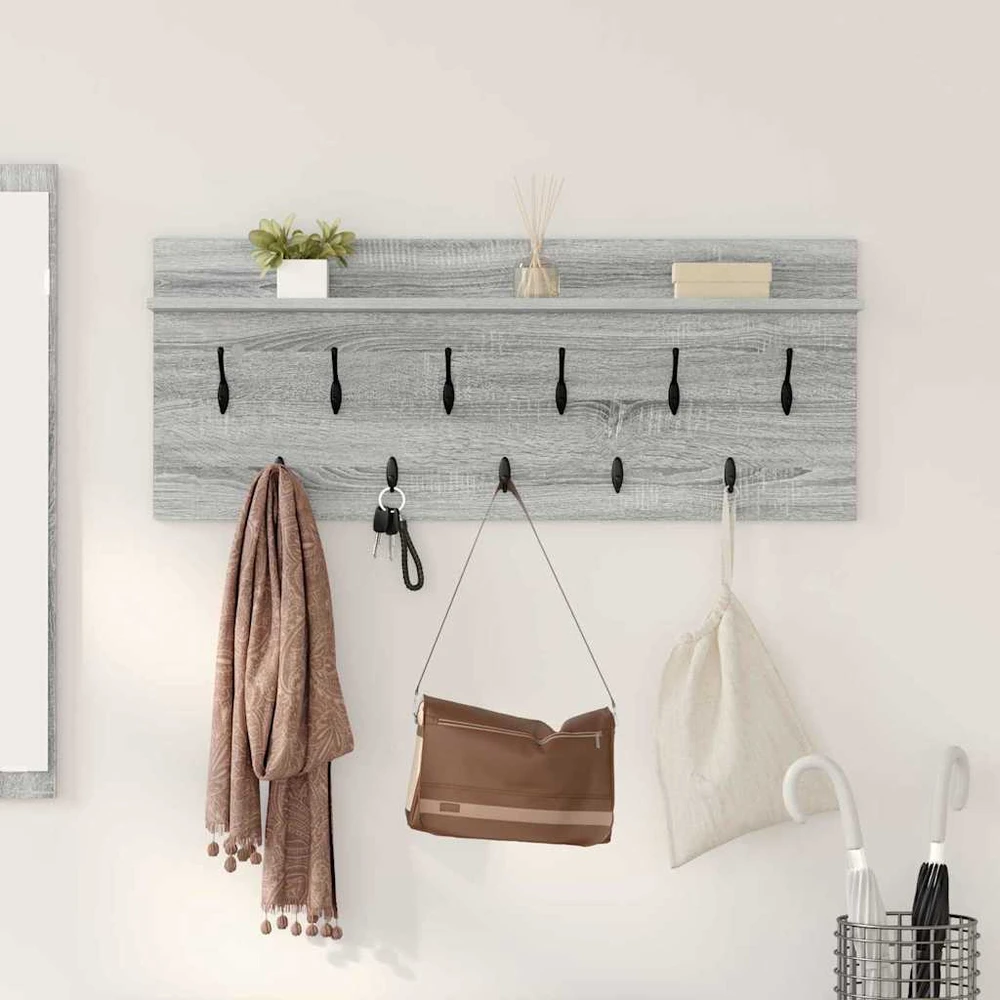 Prikabinamas paltas Sieninis Pilkas Sonoma 100 x 40 x 12 cm