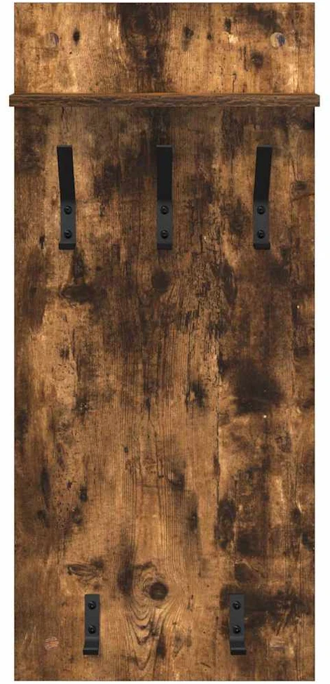 Prikabinamas paltas Sieninis Rūkyta ąžuolas 40 x 10 x 90 cm