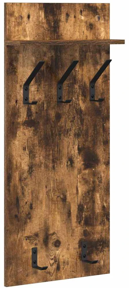 Prikabinamas paltas Sieninis Rūkyta ąžuolas 40 x 10 x 90 cm