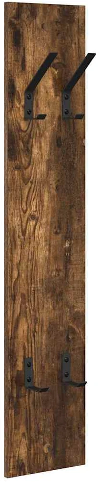 Prikabinamas paltas Sieninis Rūkyta ąžuolas 20 x 1,5 x 100 cm