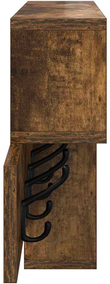 Prikabinamas paltas Sieninis Rūkyta ąžuolas 100 x 12 x 43,5 cm