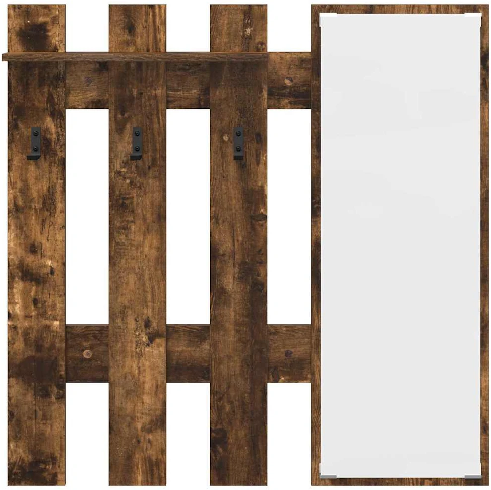 Prikabinamas paltas Sieninis Rūkyta ąžuolas 100 x 10 x 100 cm