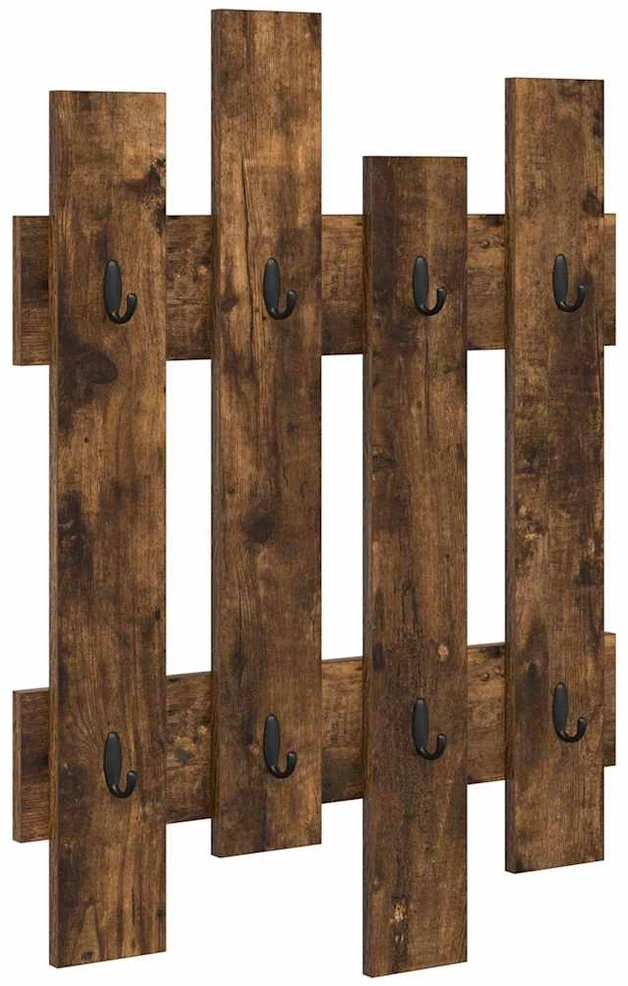 Prikabinamas paltas Sieninis Rūkyta ąžuolas 60 x 3 x 82 cm