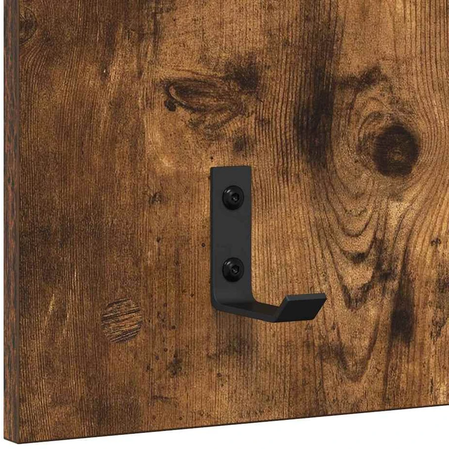 Prikabinamas paltas Sieninis Rūkyta ąžuolas 40 x 10 x 90 cm