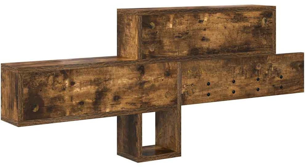 Prikabinamas paltas Sieninis Rūkyta ąžuolas 100 x 12 x 43,5 cm