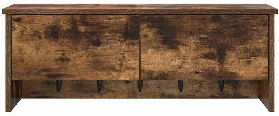 Prikabinamas paltas Sieninis Rūkyta ąžuolas 80 x 20 x 30 cm