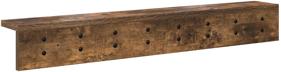 Prikabinamas paltas Sieninis Rūkyta ąžuolas 80 x 10,5 x 10,5 cm