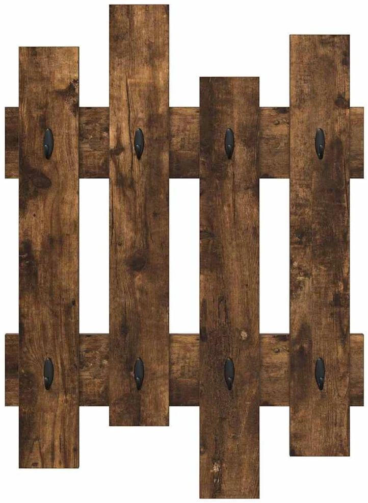 Prikabinamas paltas Sieninis Rūkyta ąžuolas 60 x 3 x 82 cm