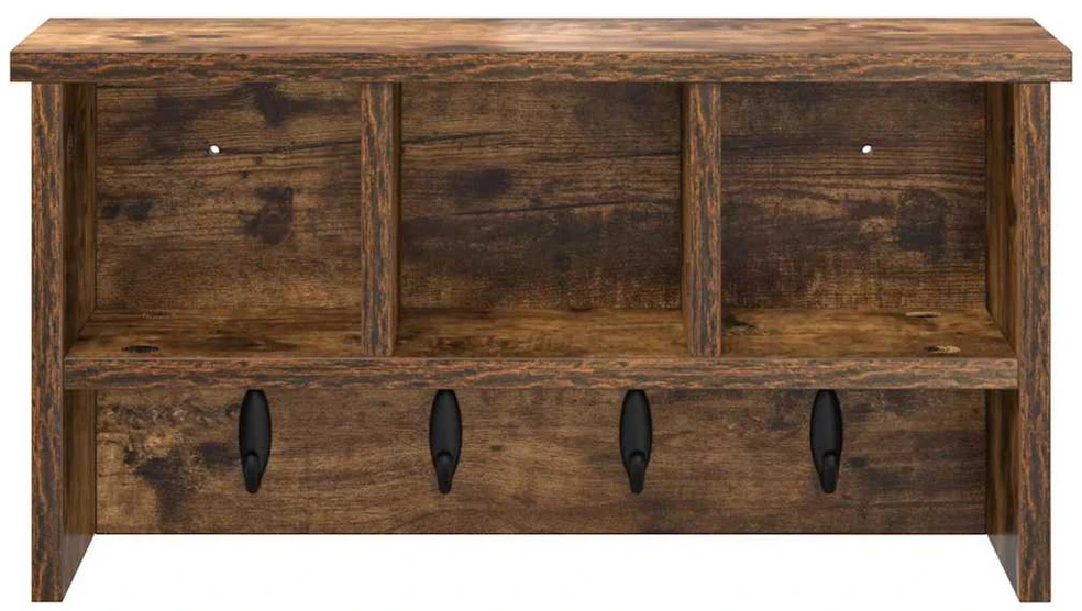 Prikabinamas paltas Sieninis Rūkyta ąžuolas 50 x 16 x 26 cm