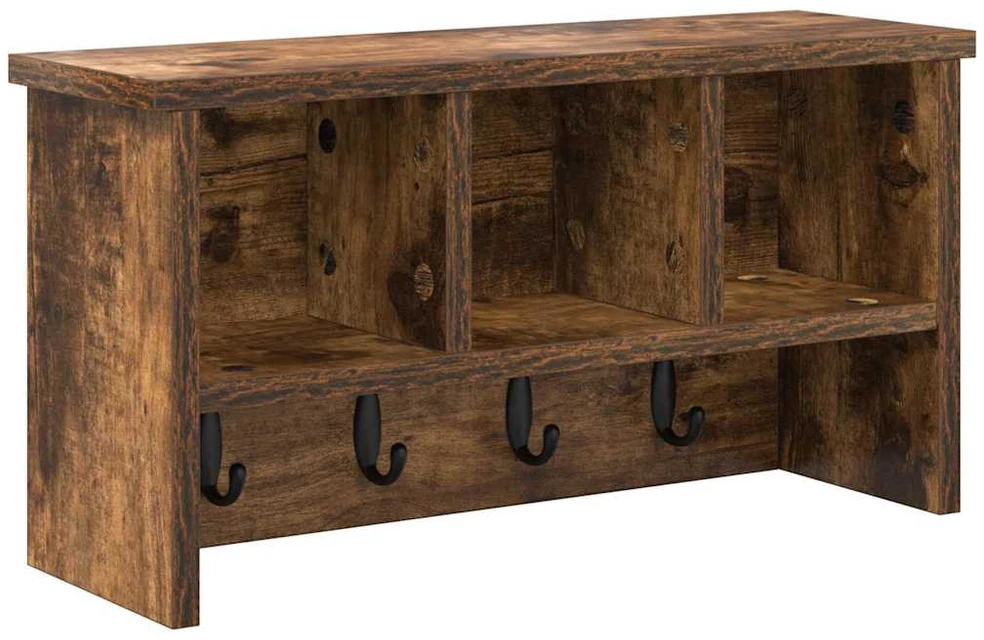 Prikabinamas paltas Sieninis Rūkyta ąžuolas 50 x 16 x 26 cm