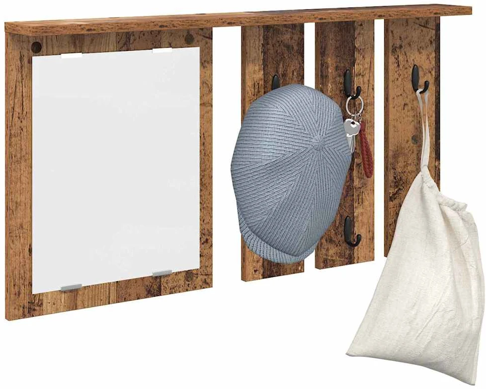 Prikabinamas paltas Sieninis Sena mediena 85 x 10 x 45 cm