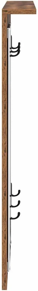 Prikabinamas paltas Sieninis Sena mediena 84 x 10 x 80 cm