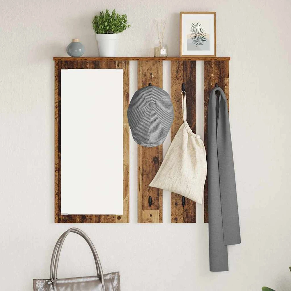 Prikabinamas paltas Sieninis Sena mediena 84 x 10 x 80 cm