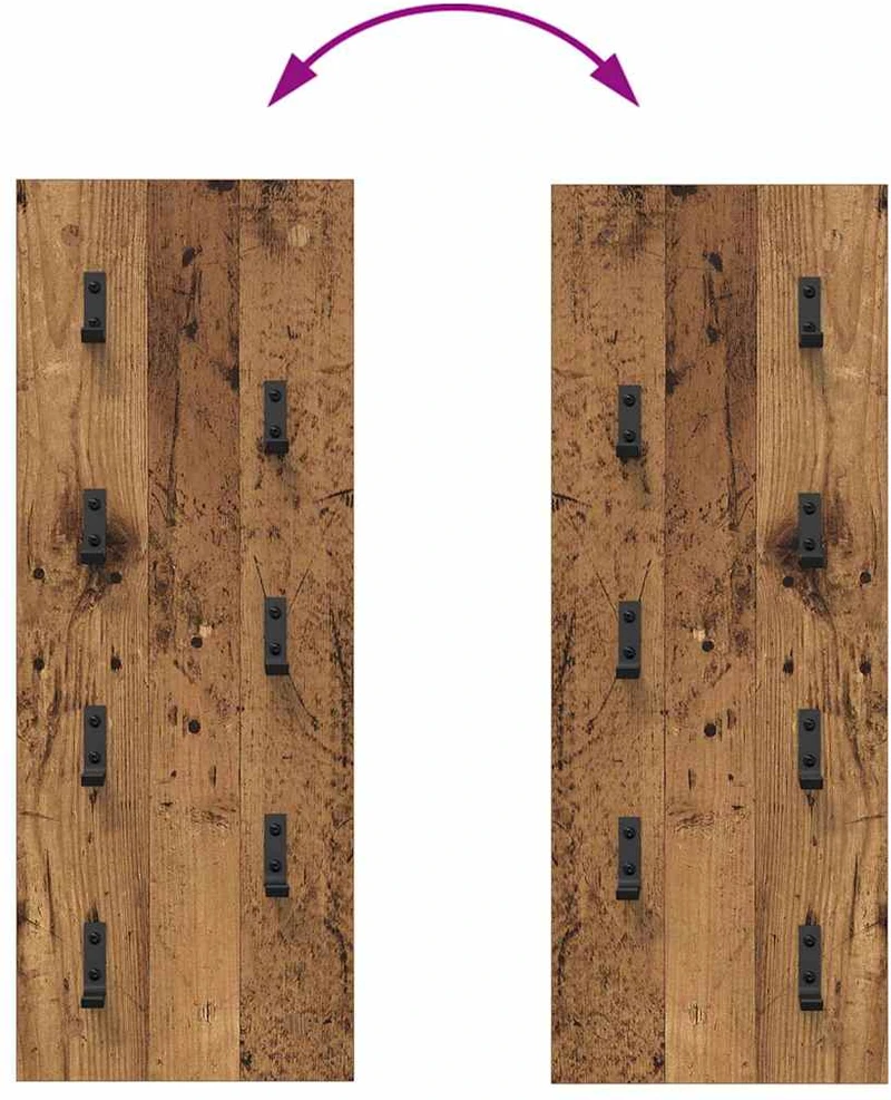 Prikabinamas paltas Sieninis Senas medis 30 x 1,5 x 80 cm