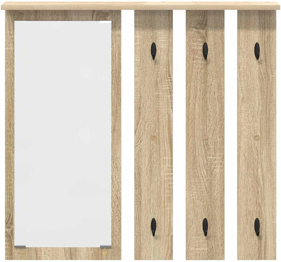 Prikabinamas paltas Sieninis Sonoma ąžuolas 84 x 10 x 80 cm