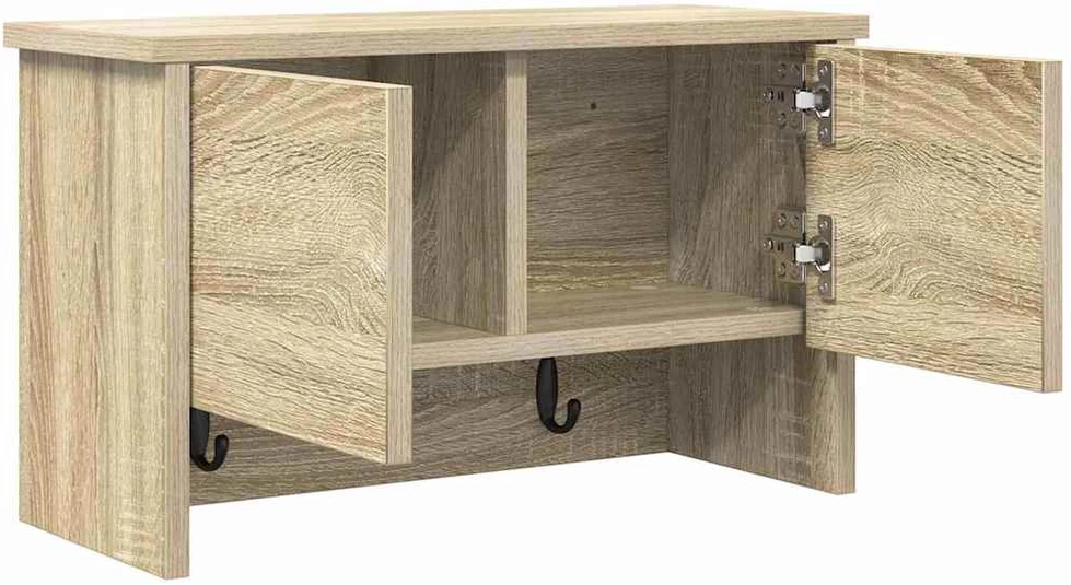 Prikabinamas paltas Sieninis Sonoma ąžuolas 50 x 20 x 30 cm