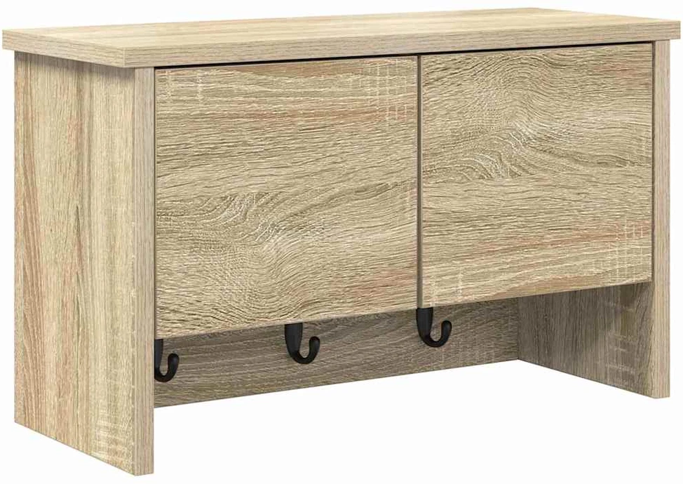 Prikabinamas paltas Sieninis Sonoma ąžuolas 50 x 20 x 30 cm