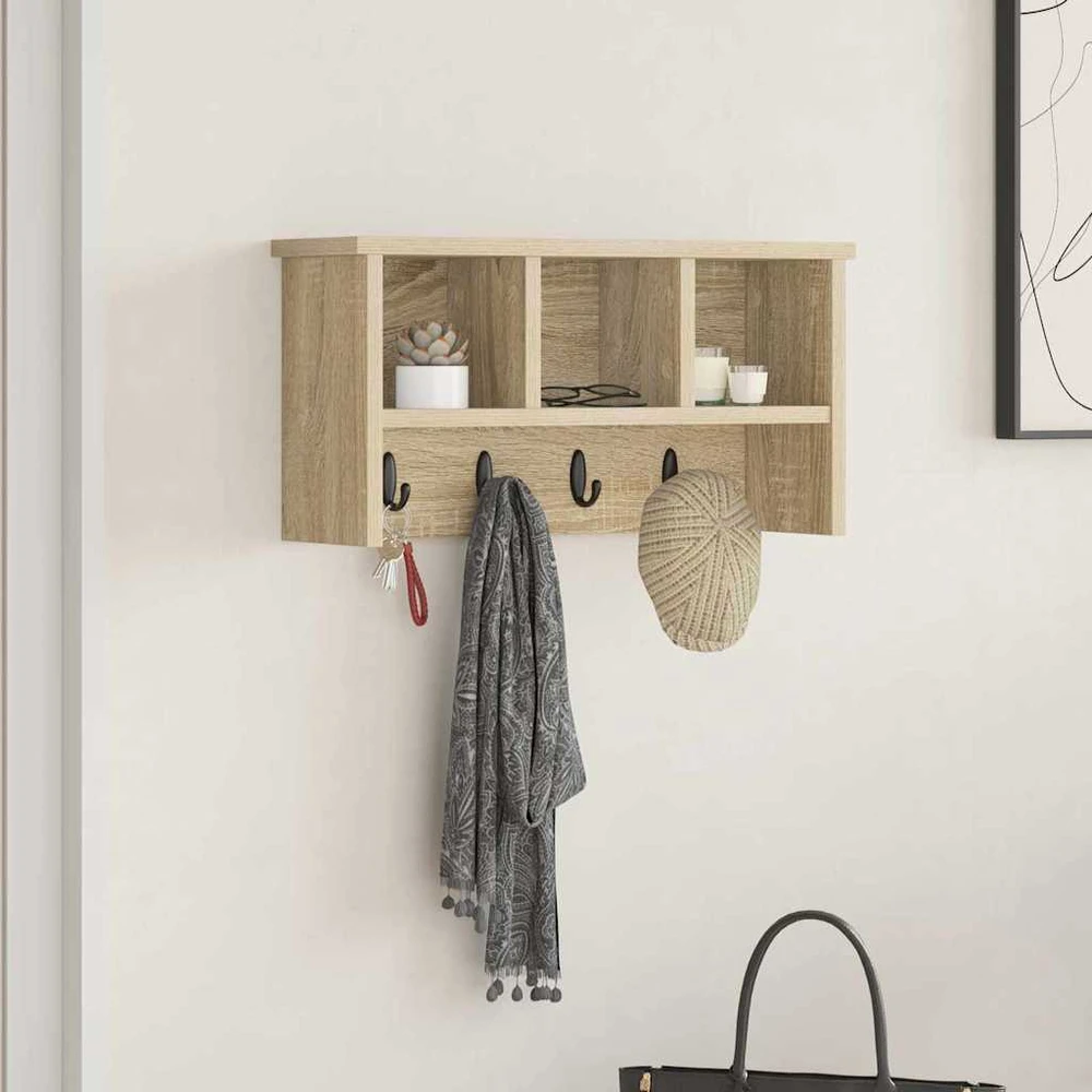 Prikabinamas paltas Sieninis Sonoma ąžuolas 50 x 16 x 26 cm