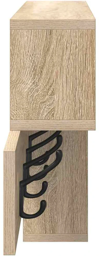 Prikabinamas paltas Sieninis Sonoma ąžuolas 100 x 12 x 43,5 cm